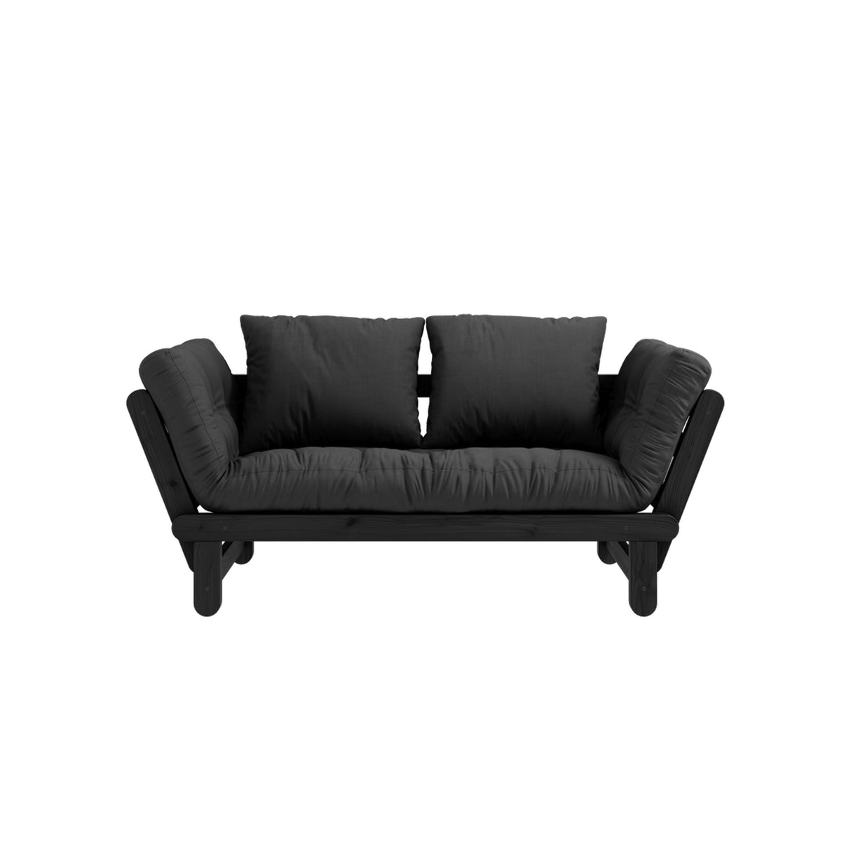 Beat, sofa bed, dark gray/black