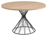 Niut Dining Table Ø120, Melamine/Steel