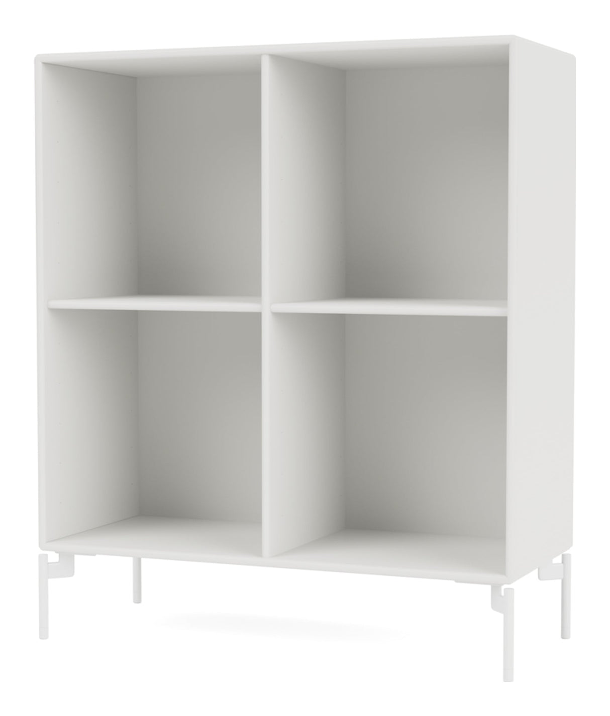 SHOW Bookshelf with white legs, White