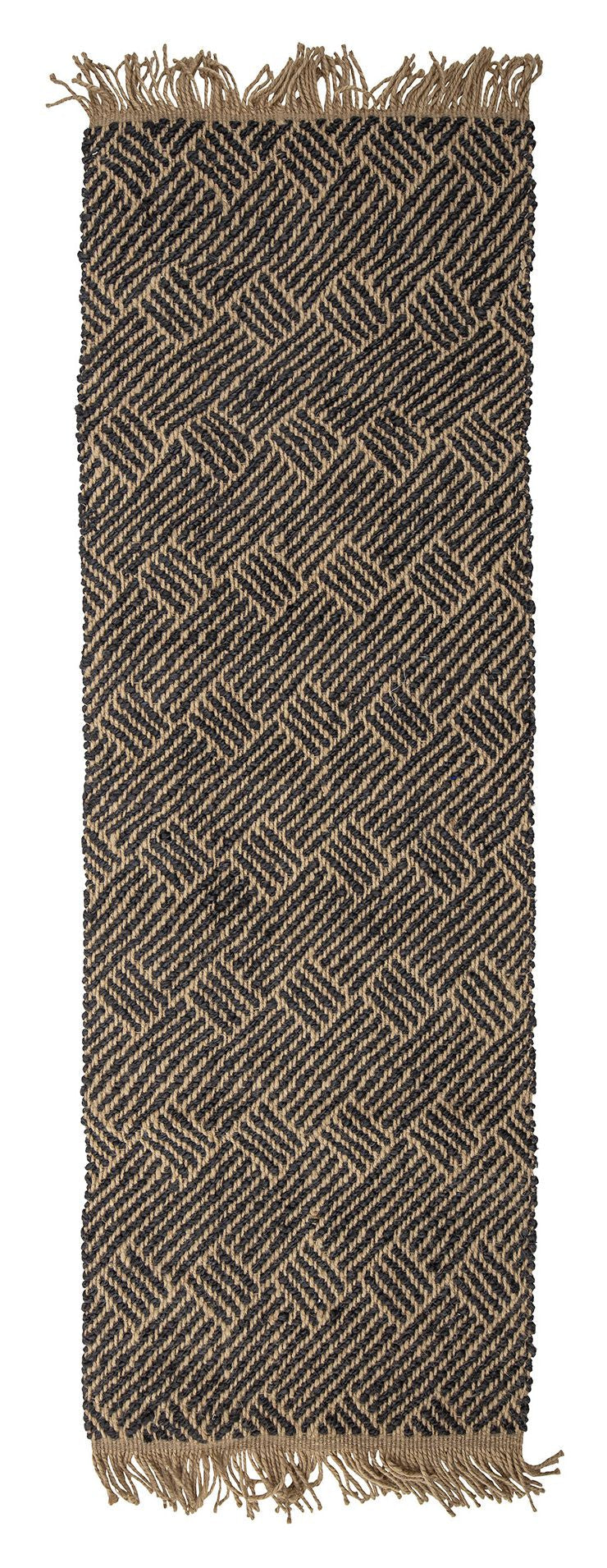 Bloomingville Aby Carpet Black, Jute