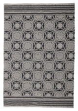 Bloomingville Aco Carpet Black, Cotton