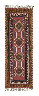 Bloomingville Arsam Rug Rose, Wool, 75x245