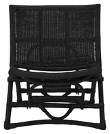 Bloomingville Baz Lounge Chair, Black, Rattan