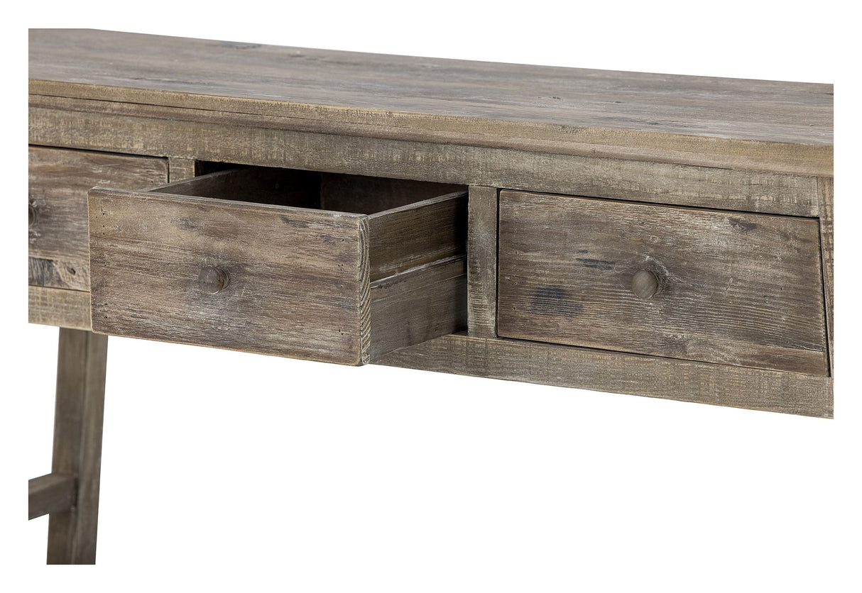 Bloomingville Camden Console Table, Nature, Reclaimed Pine Wood