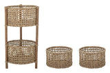 Bloomingville Caro Storage Basket Set of 4, Brown