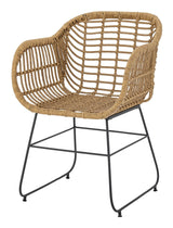 Bloomingville Collin Lounge Chair, Nature, Polyrattan