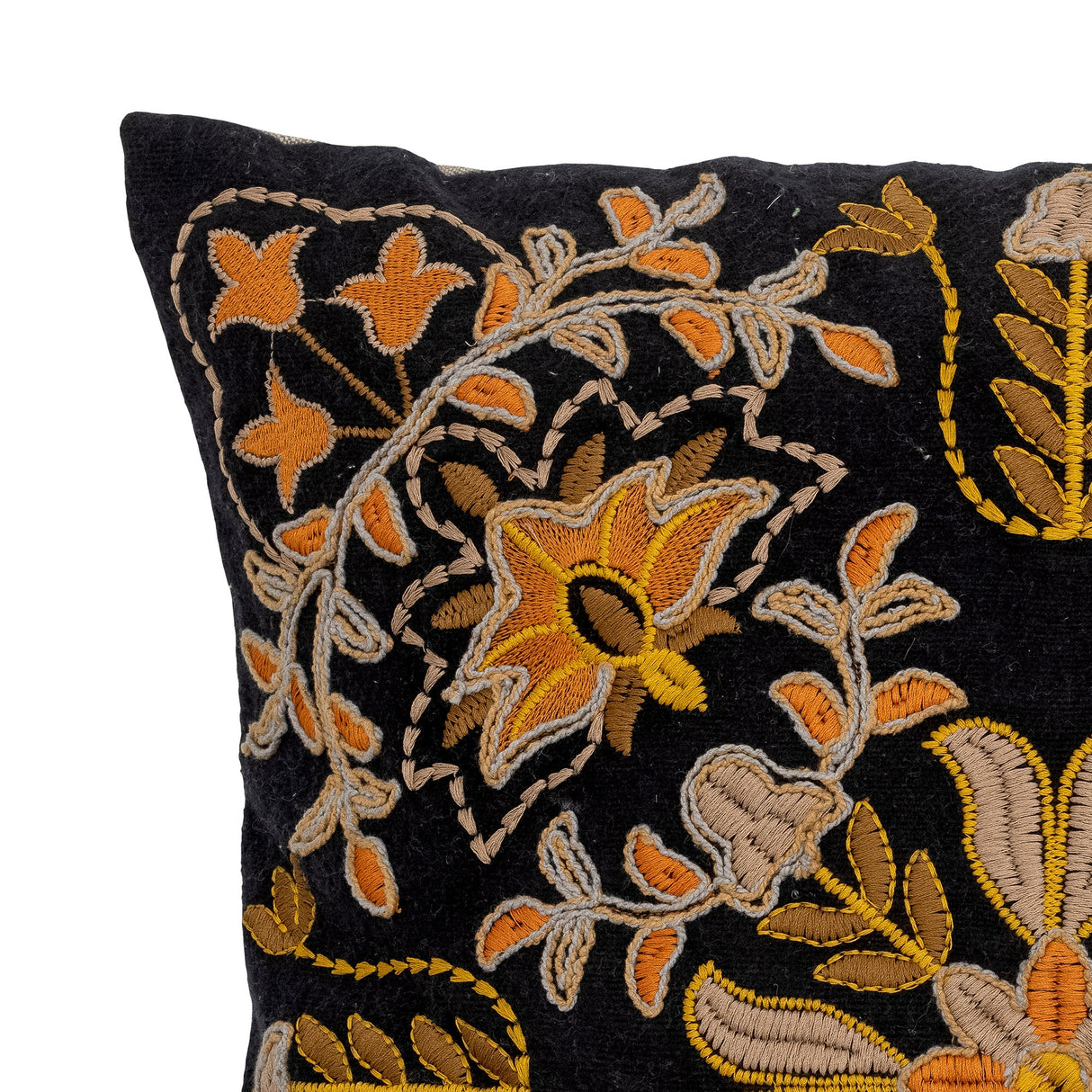 Bloomingville Colmar Cushion Orange, Cotton