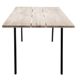 Bloomingville Cozy Dining Table 200x95, Nature/Black