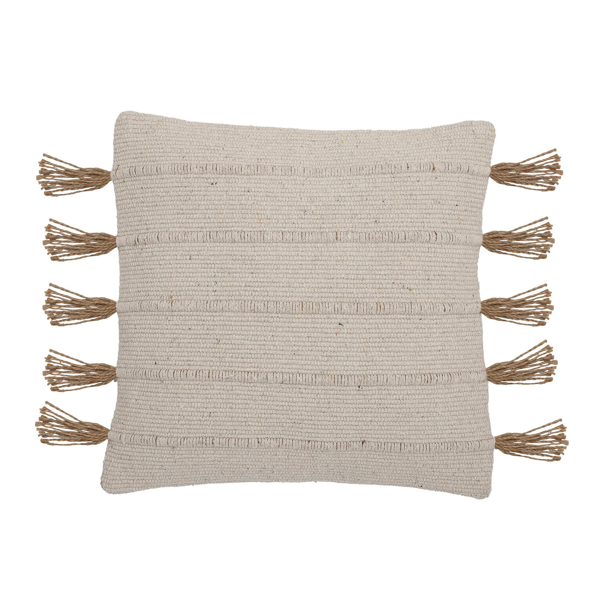 Bloomingville Ensar Cushion Nature, Recycled Cotton