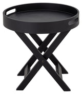 Bloomingville Freya Side Table, Black, Rubber Wood