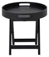 Bloomingville Freya Side Table, Black, Rubber Wood