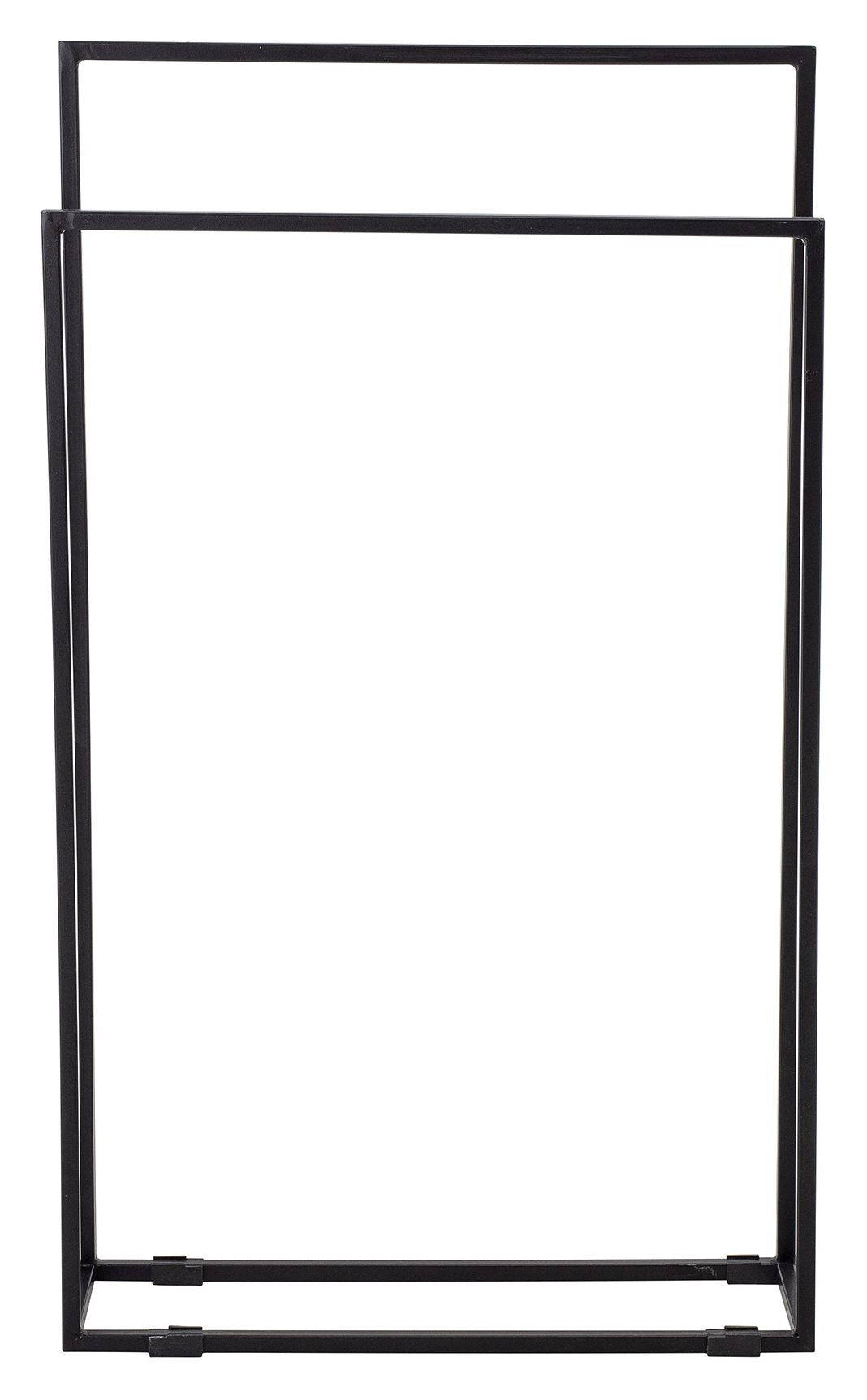 Bloomingville Chop Towel Rack, Black, Metal