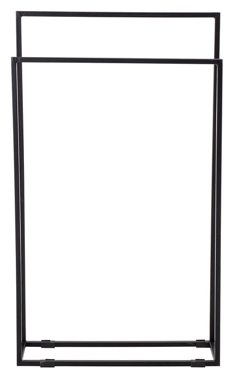 Bloomingville Chop Towel Rack, Black, Metal