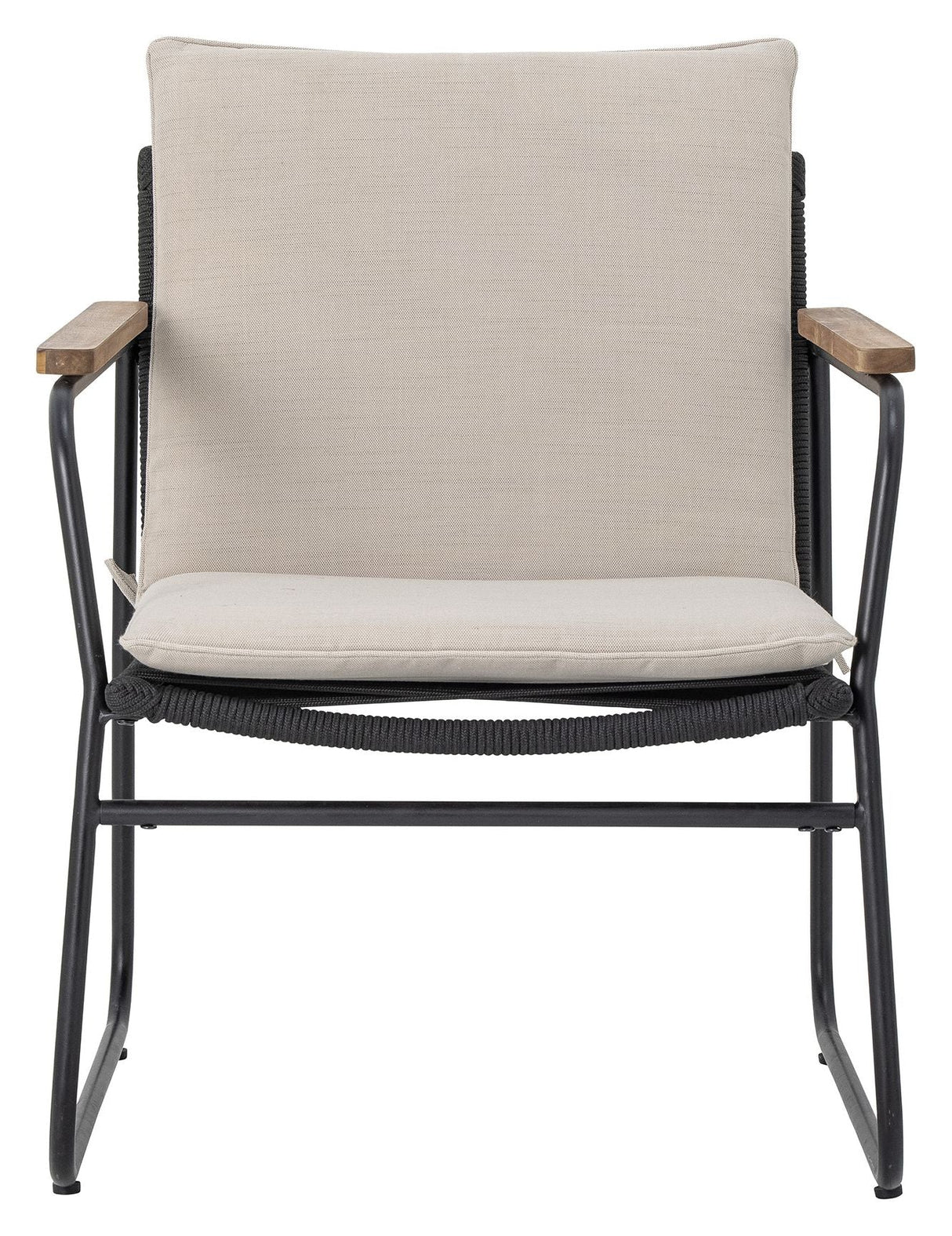 Bloomingville Hampton Lounge Chair, Black, Metal