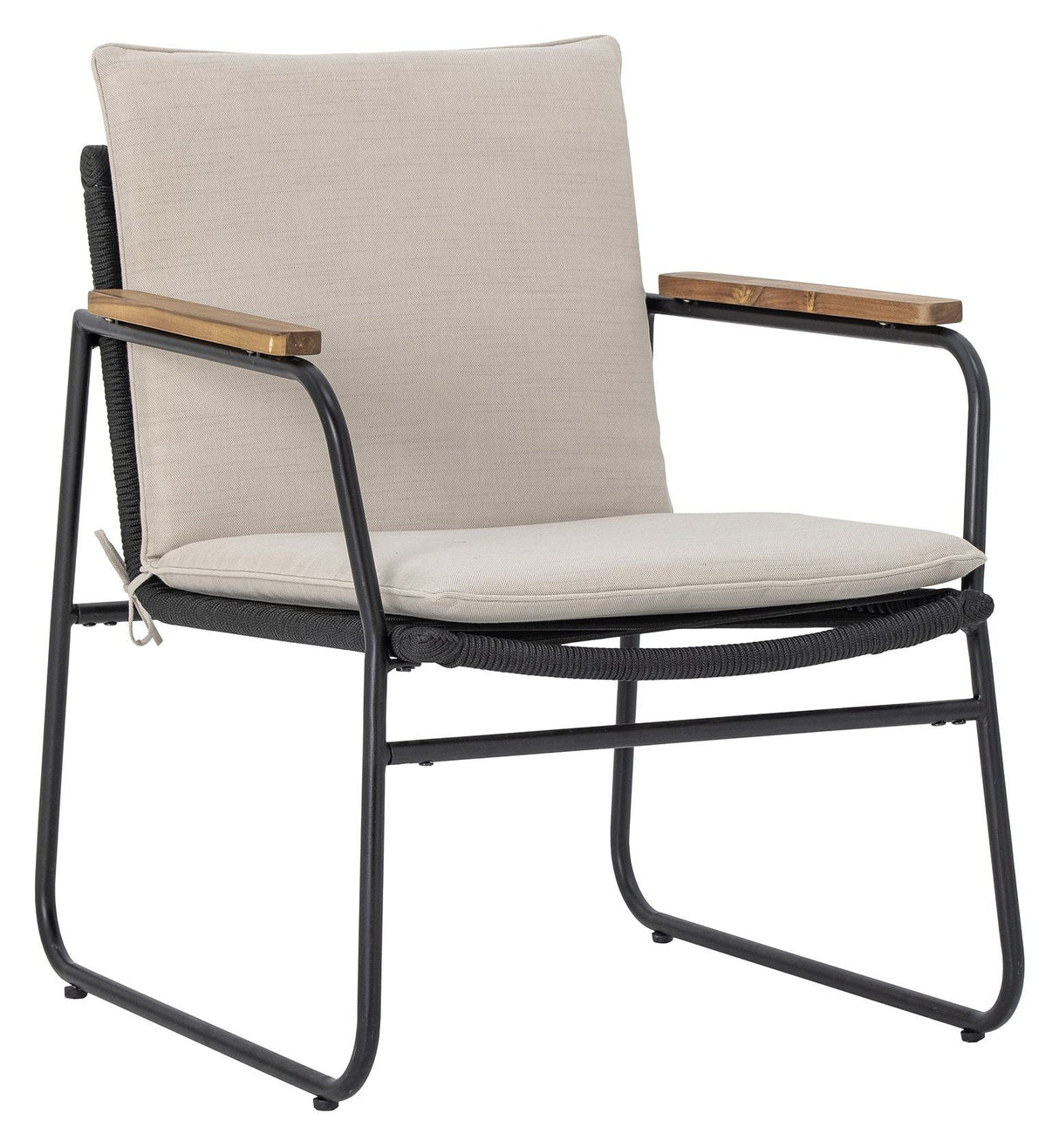 Bloomingville Hampton Lounge Chair, Black, Metal