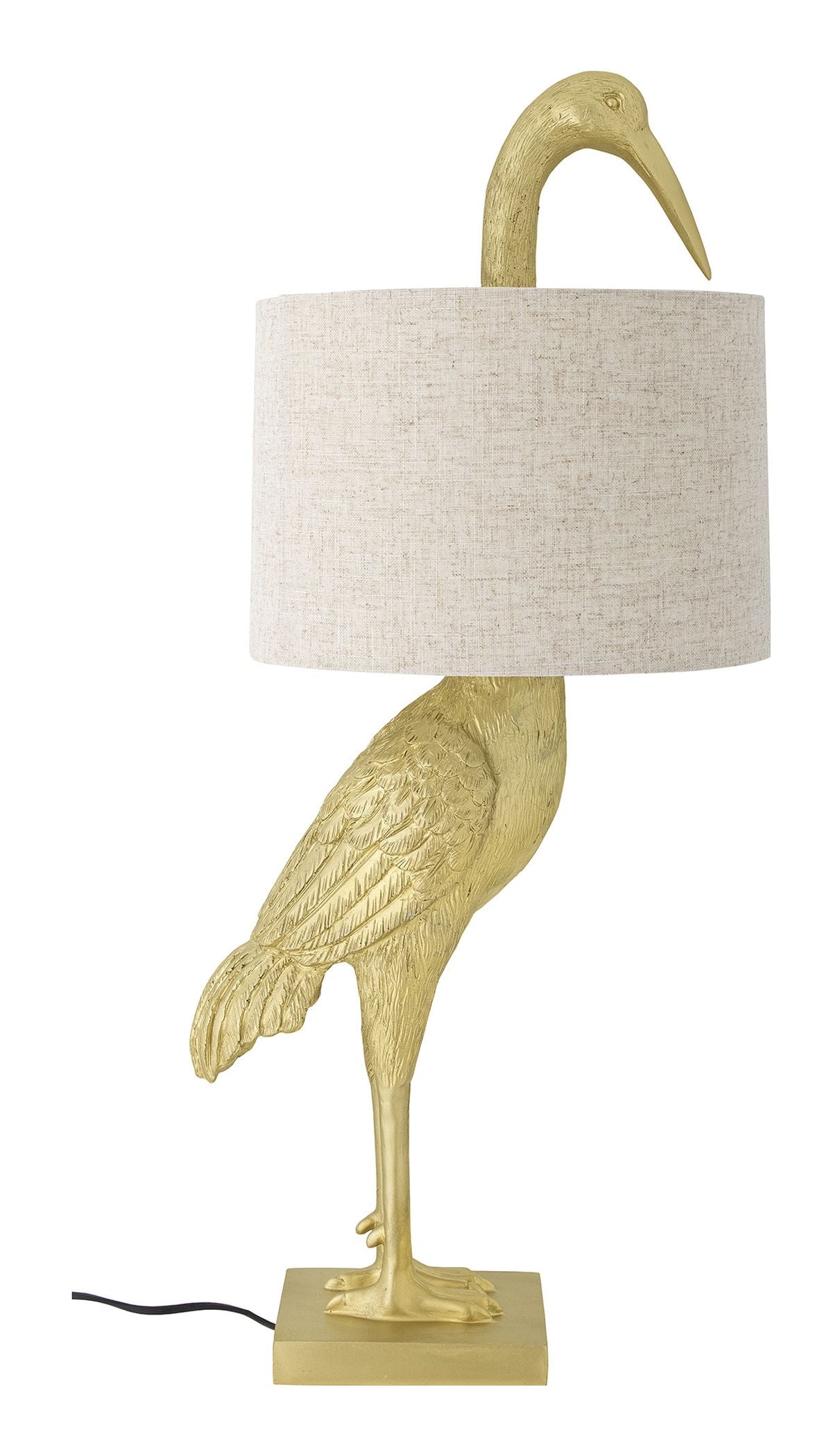 Bloomingville Heron Table Lamp, Gold, Polyresin