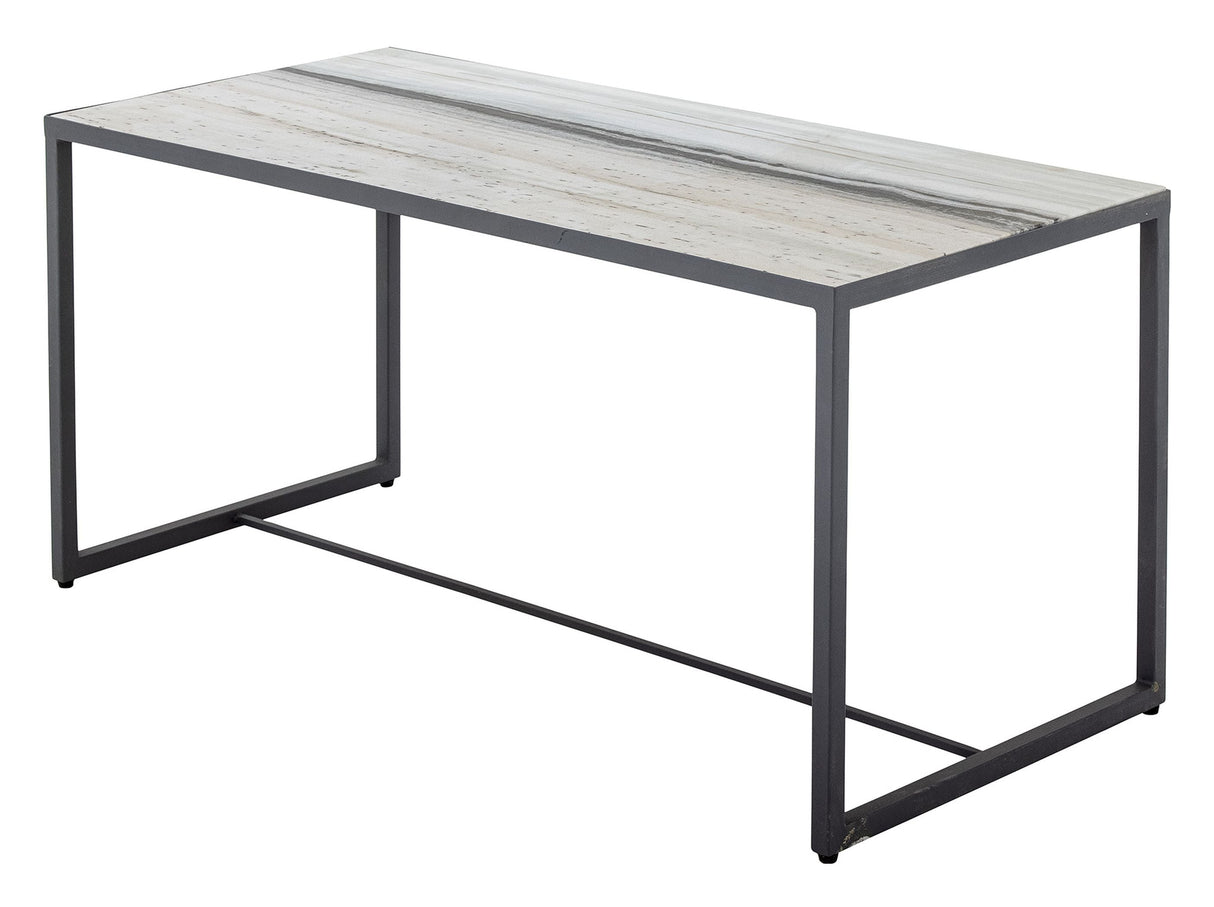 Bloomingville Ines Coffee Table, White, Marble