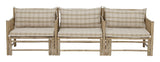 Bloomingville Corfu Lounge Chair with Cushions, Bamboo