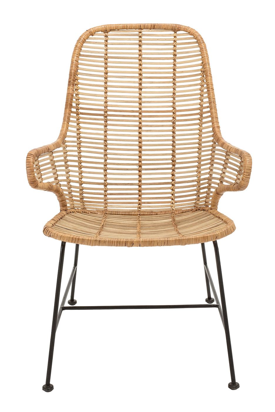 Bloomingville Lake Lounge Chair in Rattan, Nature