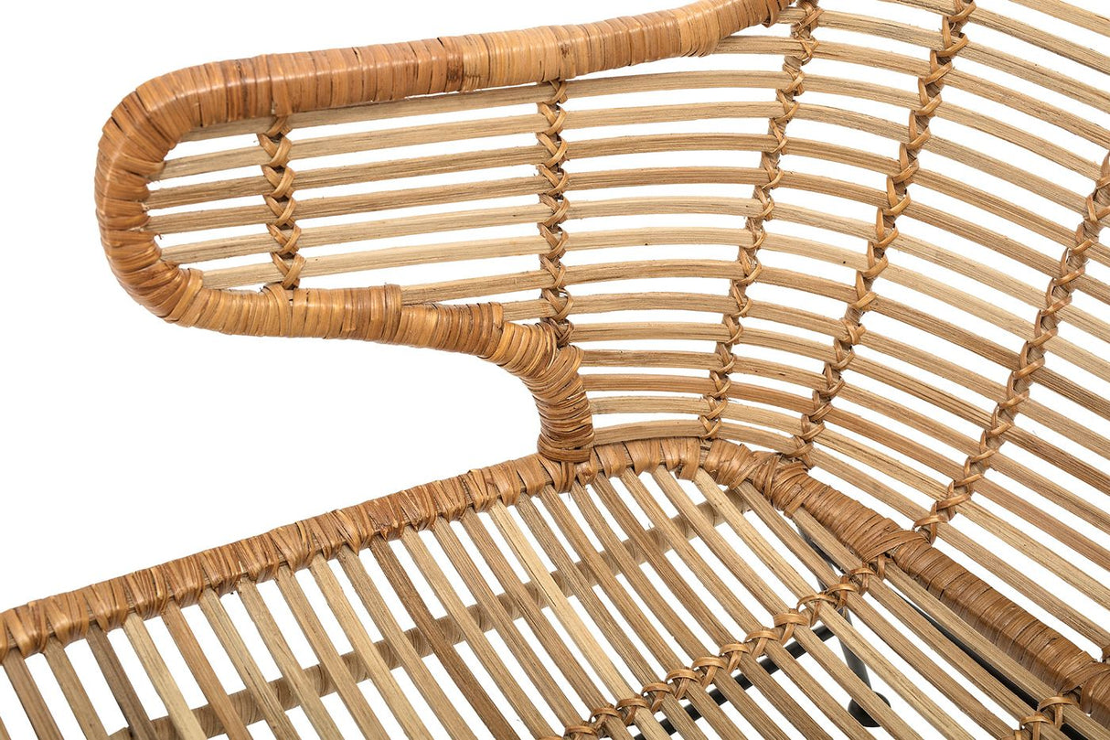 Bloomingville Lake Lounge Chair in Rattan, Nature