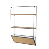 Bloomingville Lesley Shelf in rattan, 60x15, Nature