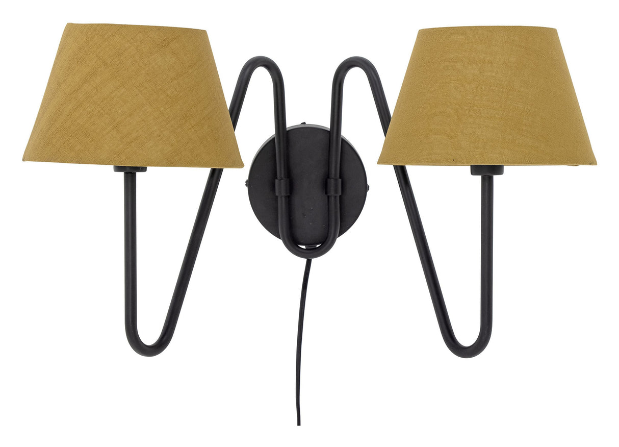 Bloomingville Letty Wall Lamp, Black, Metal