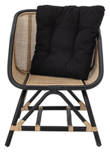 Bloomingville Loue Lounge Chair, Black, Rattan