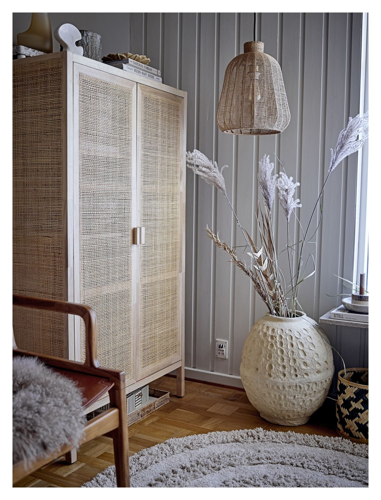 Bloomingville Marikka Cabinet, Nature, Gmelina wood