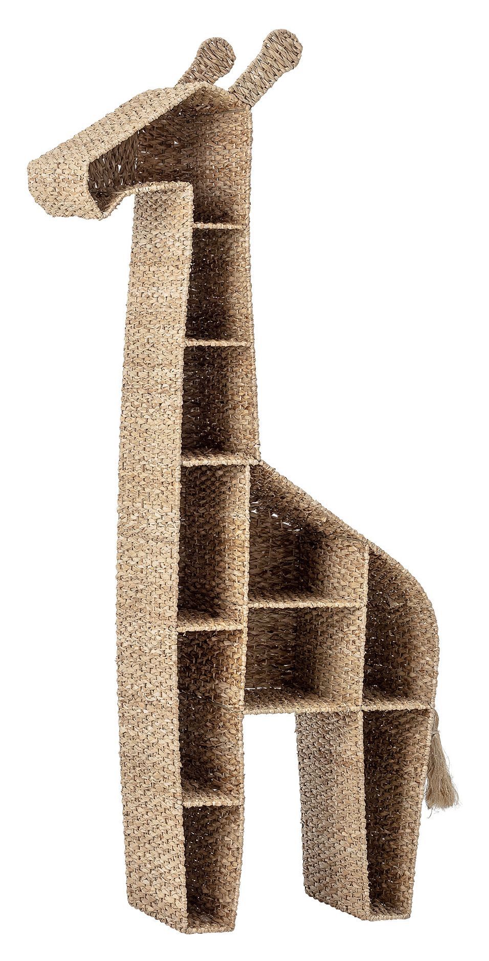 Bloomingville Mini Bookshelf Giraffe - Natural weave