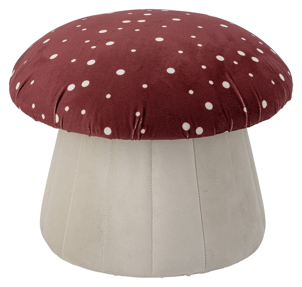 Hue Pouf, Red, Polyester