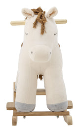 Merlen Rocking Toy Horse White Polyester