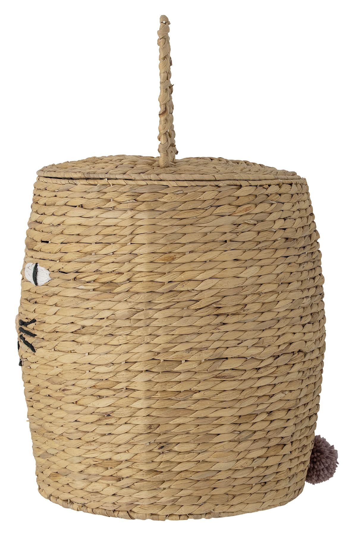 Nelle Basket w. Lid, Nature