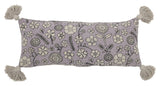 Salli Pillow, 65x25, Purple Recycled Cotton