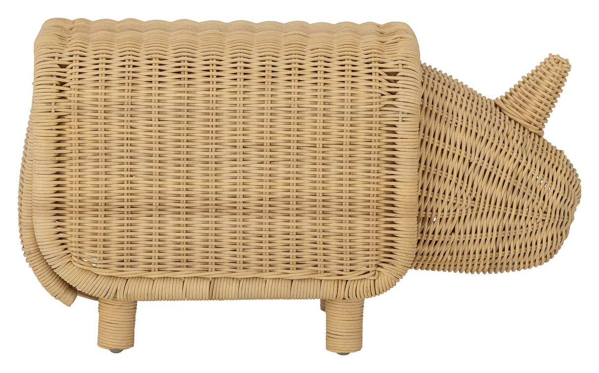 Soffe The stool with storage room, Rattan