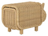 Soffe The stool with storage room, Rattan