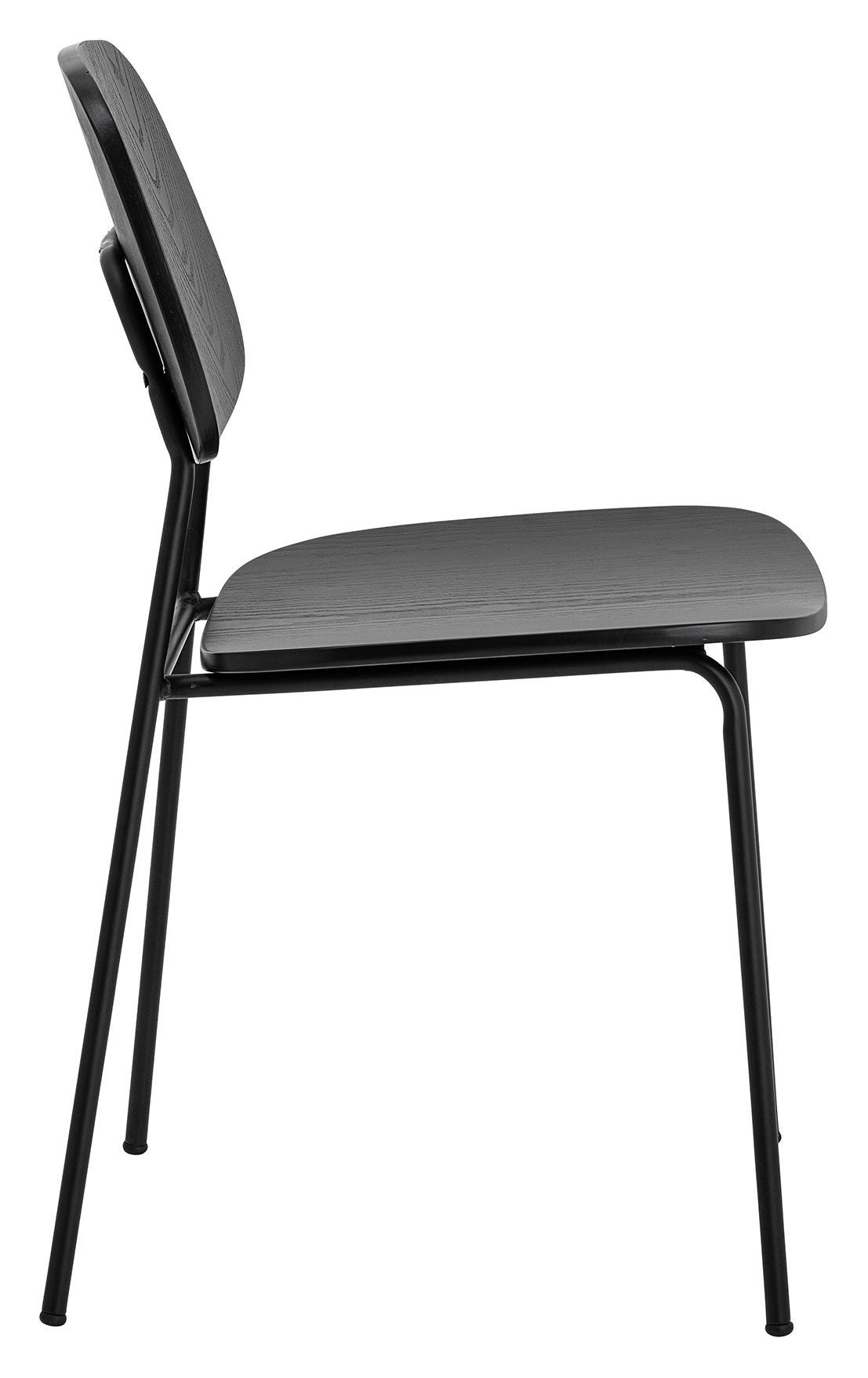 Bloomingville Monza Dining Chair Plywood, Black