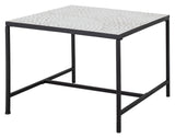 Bloomingville Niah Coffee Table, White, Stone