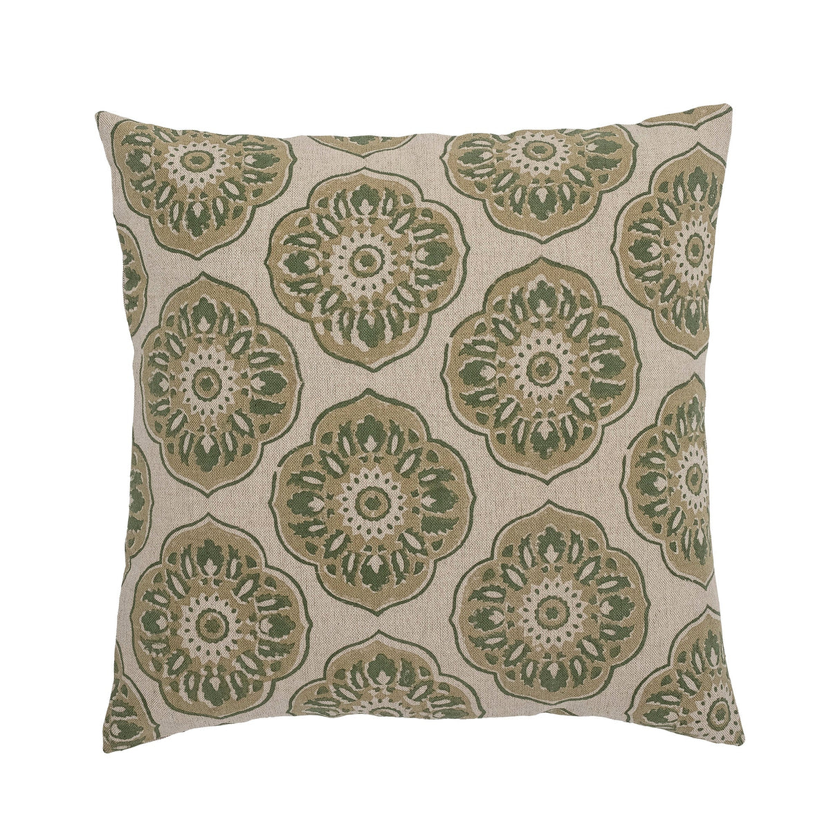 Bloomingville Nicolina Cushion Green, Cotton