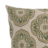 Bloomingville Nicolina Cushion Green, Cotton