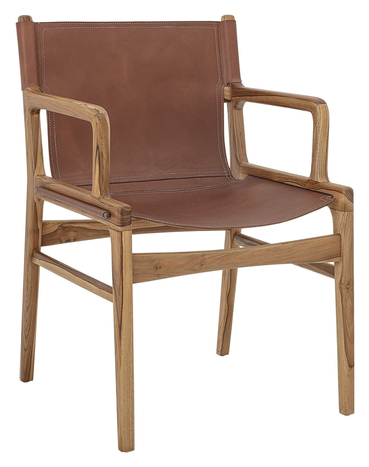 Bloomingville Ollie Lounge Chair Brown Leather