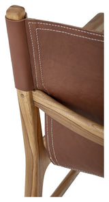 Bloomingville Ollie Lounge Chair Brown Leather