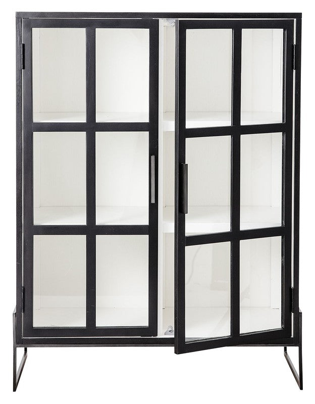 Bloomingville Opal Vitrine Cabinet, Black