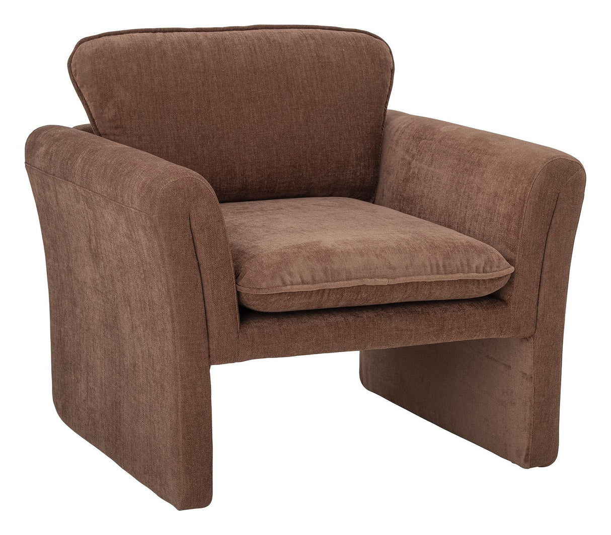 Bloomingville Paseo Lounge Chair Brown Polyester