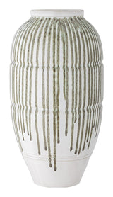 Bloomingville Scarlet Vase, Green, Stoneware