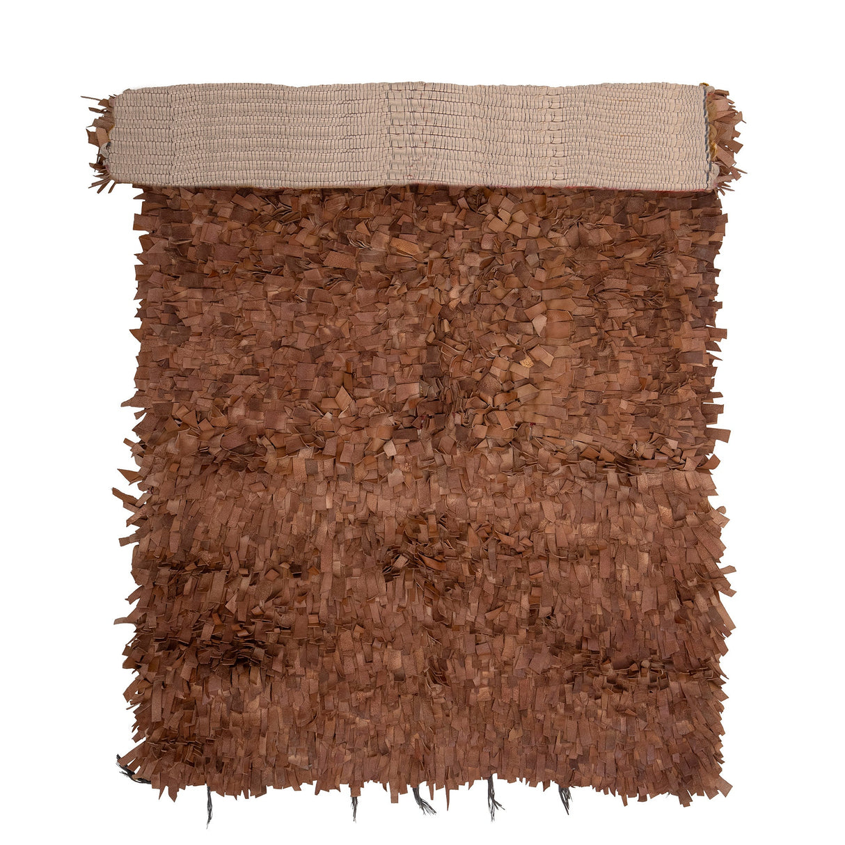 Bloomingville Serah Carpet Brown, Leather