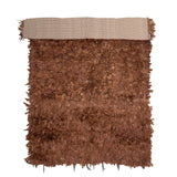 Bloomingville Serah Carpet Brown, Leather