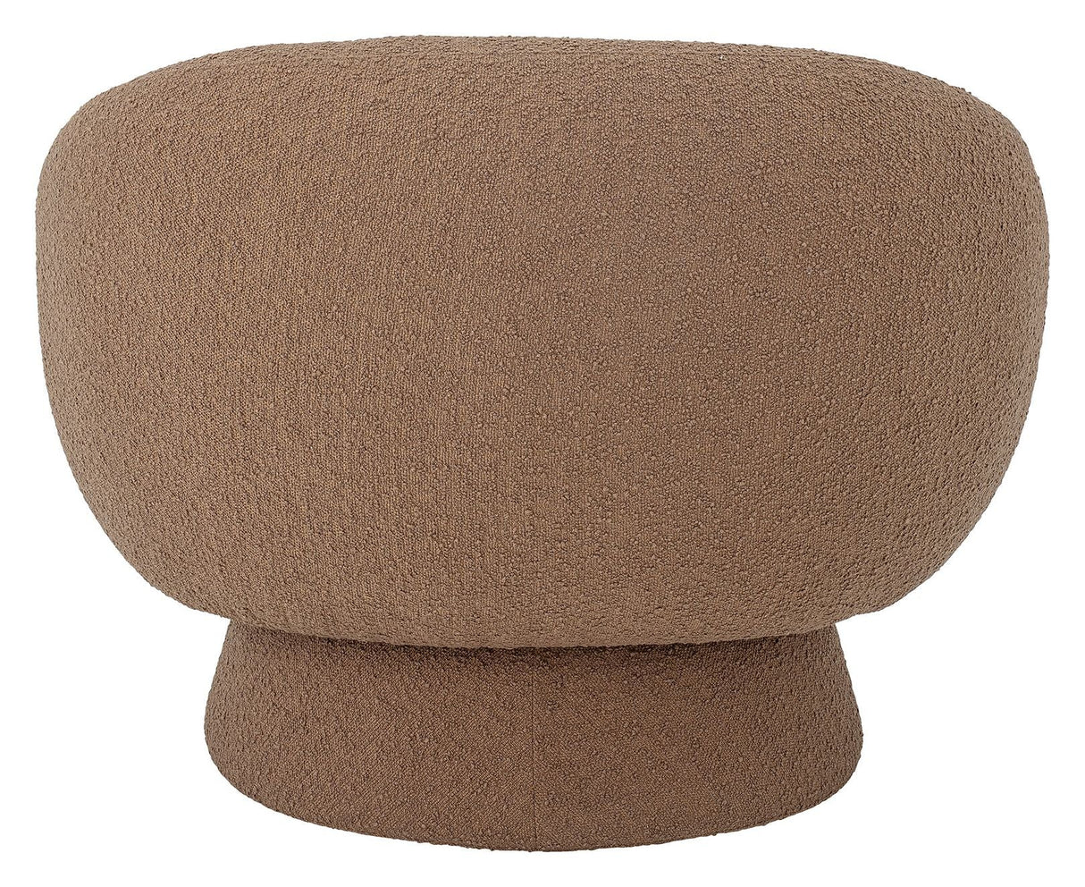 Bloomingville Ted Lounge Chair Brown Polyester