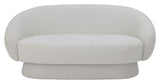 Bloomingville Ted 2-seater sofa, White, Polyester