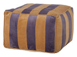 Bloomingville Walder Puf, Purple, Cotton