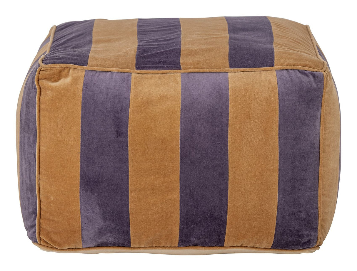 Bloomingville Walder Puf, Purple, Cotton